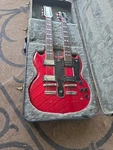 Electric Guitar Gibson Eipiphone Faded Cherry Double Neck Used. Price: $800.00.