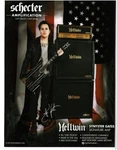 2013 Schecter Hellwin Amplifier Synyster Gates Of Avenged Sevenfold Magazine Ad Used. Price: $15.95.
