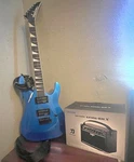 Jackson Electric Guitar + Boss Katana Mini X Amp Ready To Play! New. Price: $275.00.