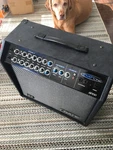 Crate Two Tone GFX50-TT 2-CHANNEL 50-WATT 1X12" Solid State Guitar Combo Amp Used. Price: $300.00.