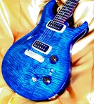 Prs Paul Guitar 10 Top 2018 Core Usa Blue Flame W/ Case 22 Fret Used. Price: $3700.00.