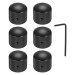 Meccanixity 6PCS Metal Guitar Knobs, 1/4" Universal Volume Tone 18MM, Black New. Price: $18.80.