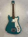 Vintage 1964/65 Silvertone 1413 Electric Guitar By Danelectro Seafoam Green Used. Price: $649.95.