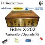 Fisher X202 Amplifier Tube Restoration Repair Upgrade Rebuild Kit Capacitor New. Price: $165.00.