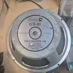 Vintage Rola Celestion G12-80 12" Electric Guitar Amplifier Speaker 15 Ohms Used. Price: $124.00.