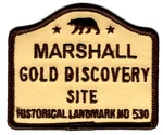 Marshall Gold Discovery State Park - California Landmark Aaa Caltrans Sign Patch New. Price: $5.99.