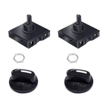 Taiss 2PCS Rotary Switch 13A-125V/10A-250V, 4 Position Speed Universal.... Price: $11.28.