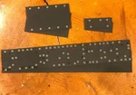 Fender Style AB763 Deluxe / Vibrolux Reverb Eyelet Fiberboard Set Tube Amp Parts New. Price: $45.00.
