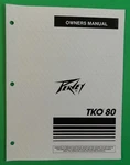 Peavey Tko 80 1989 Bass Amplifier Factory Owners Manual Rare Original Used. Price: $13.77.