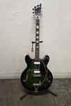 1970'S Univox Hollow Body Electric Guitar W/case Emerald Green Used. Price: $695.00.