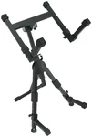 Quik Lok BS-625 A-frame 2-TIER Tilt Back Adjustable Guitar Amplifier Stand Used. Price: $119.00.