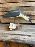 Richard Morgan Hand Carved Wood Painted Decoy Shorebird Signed Head Down Used. Price: $59.00.