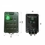 Fishman Presys Piezo Pickup Dual Preamp Eq Tuner Mic Blend Acoustic Guitars New. Price: $48.45.