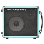 Phil Jones Bass CAB-17 100 Watt Cabinet Seafoam Green Open Box. Price: $309.99.