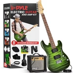 Pyle 6-STRING Electric Guitar Kit- Includes Amplifier With Accessory (green) New. Price: $159.99.