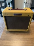 Fender Custom Champ 5-W Tube Guitar Amplifier Lacquered Tweed Used. Price: $875.00.