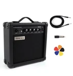 Demusea Pro Electric Guitar Black Amplifier Practice Small 20W, Open. Price: $49.99.