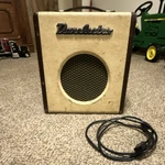 Danelectro Nifty Seventy Vintage Guitar Amplifier Cream/brown. Price: $150.00.