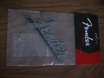 Fender Black Amp Logo Plate All Metal W/mounting Screws Pn 099-4095-000 New!!. Price: $14.50.