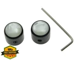 Dopro Telecaster Dome Knobs Black Pearl Cap Set New. Price: $37.99.