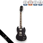 Epiphone Sg Standard Ebony Electric Guitar With GP1 Amp Accessories Bundle New. Price: $1305.71.