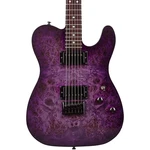 Schecter Guitar Research Pt Standard Electric Purple Burst Burl New. Price: $399.00.