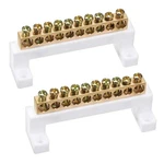 Uxcell Terminal Block Connector Bar 10 Positions Single Row High Bridge Desig... New. Price: $21.21.