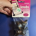 Frank Edmunds Plastic Tension Set Of Four Black 5618KNOB Scroll Frame New. Price: $6.49.