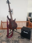 Ibanez Gio Mikeo Electric Guitar With Amplifier IBZ10B Used. Price: $199.99.