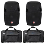 (2) Rockville SPGN124 12" 2400W Dj Pa Speakers 4-OHM+SPEAKER Bags New. Price: $329.80.