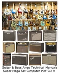 Guitar Super Large Collection Of Manuals Amplifier Schematics Cd Open. Price: $15.97.