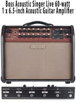 Boss Acoustic Singer Live 60-WATT 1 X 6.5-INCH Guitar Amplifier Open. Price: $358.12.