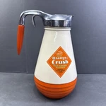 Vintage Orange Crush Rare Syrup Ceramic Dispenser Jar Soda Fountain 1920'S Used. Price: $395.00.