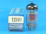 Philco 12AV7 Tube Single Nos Nib Mint Brand New Original Box Open. Price: $9.88.