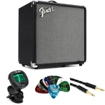 Fender Rumble 25-WATT Combo Essentials Bundle New. Price: $199.99.