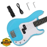 Demusea Electric P Bass Guitar Glossy Blue 34 Inch Starter Kit New. Price: $169.99.