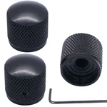TAISS/3PCS Black Metal Dome Knobs Electric Guitar Volume Tone Control New. Price: $10.70.