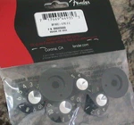 Fender Pure Vintage Black / Silver Skirted Amplifier Knobs 6PCS 099-0930-000 New. Price: $21.50.