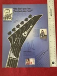 Ceo Grover For Jackson/charvel Guitar 1989 Print Ad - Great To Frame! Used. Price: $6.95.