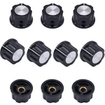 Taiss 10PCS Potentiometer Knobs Dia. Shaft Silver Tone A02-6MM, New. Price: $11.94.