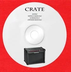 Crate Audio Repair Service Owner Manuals On 1 Dvd In Pdf Format Brand. Price: $23.30.
