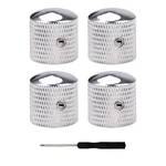 Gonymask 4PCS Metal Guitar Volume Tone Speed Control Dome Knurled Chrome New. Price: $16.36.