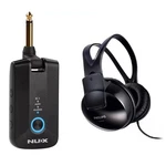 Nux MP-3 Mighty Plug Pro Silent Practice Guitar/bass Amp & Philips Headphones New. Price: $129.00.