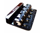Babicz FCH5 Original Series Top Load 5-STRING Bass Bridge, Black New. Price: $234.95.