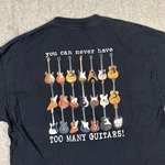 Vintage 90 Playing Guitar Black T-shirt Xxl? Men Big Johnson Pre-owned. Price: $20.94.