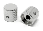 Chrome Metal Flat Top Barrel Knobs For Electric Guitar And Bass (set Of 2) 6M... New. Price: $19.45.