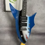Jay Turser Solid Electric Guitar Tremolo Bridge Stainless Fret Shark Blue Stock New. Price: $339.00.