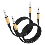 Guitar Cable 3 Ft Black 2 Pack, Stage Electric Instrument Bass Amp Cord... New. Price: $13.00.