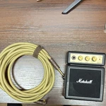 Marshall MS-2 Mini Guitar Amplifier Portable Tested Working Used. Price: $27.96.