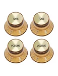 Metallor Electric Guitar Top Hat Knobs Speed Control 2 Volume Tone Co... New. Price: $16.71.